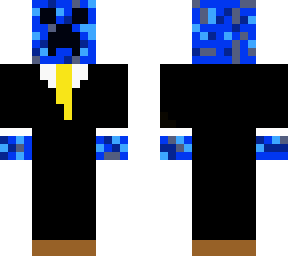 blue suited creeper
