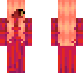 female - demon - red dress