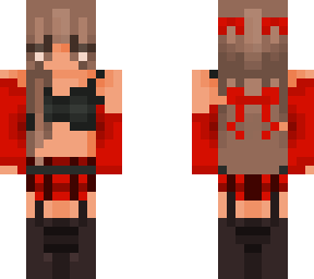 red + black