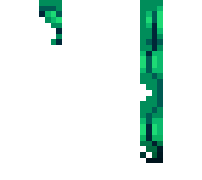 half green hair