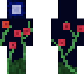 roses under the moonlight