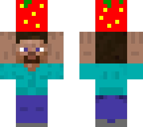 steve carrying strawberry