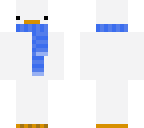 duck with scarf