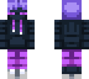 enderman person (in hoodie) (hive style) (: