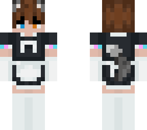 trans wolf maid with thigh highs