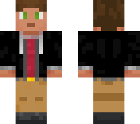 boy in a black jacket