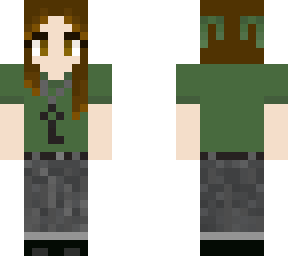 addy green shirt bangs key