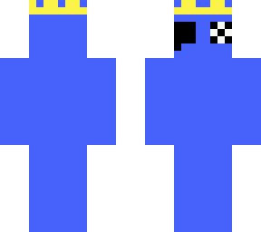 backwards rainbow friend (blue)
