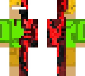 burned green hoodie guy