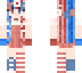 first girl blue red