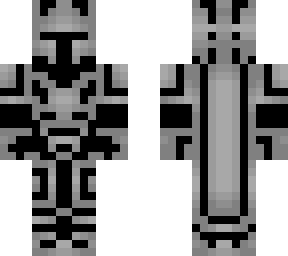 grey and black knight