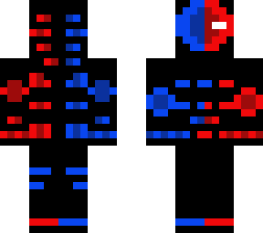 red & blue