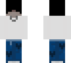 white & blue emo boy