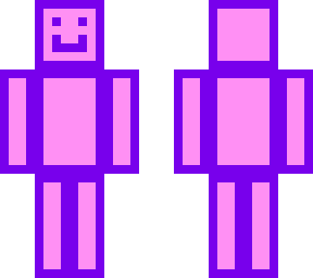 purple outlined peach