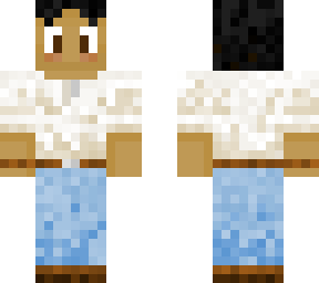 Jeans and white shirt | Minecraft Skin