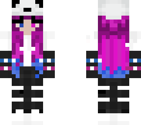purple and blue panda<3 girl (not mine)