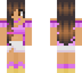 purple swimsuit