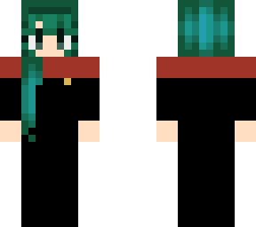 starfleet command officer w/ green hair