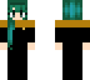 starfleet operations officer w/ green hair