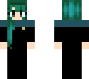 starfleet science officer w/ green hair (reupload)
