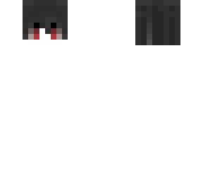 hair - base (black/gray hair with red eyes)