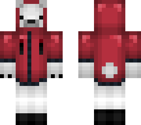red cozy coat