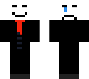 six faced suit guy