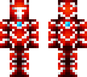 futuristic red space knight