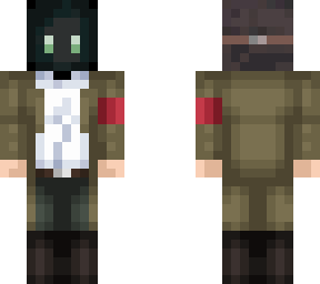 mask boy with coat
