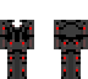 red & black mecha suit - base