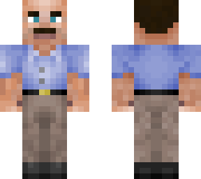 balding man