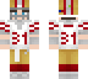luper 49ers team white