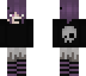 pronouns and purple hair