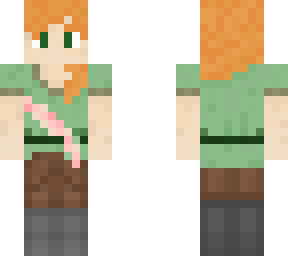 alex (alex and steve adventures) (herobrine returns)