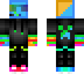blue and orange gaming blob