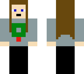 a girl wearing a christmas shirt :)