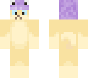 cat with eggplant hat