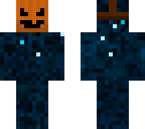 pumpkin sculk man