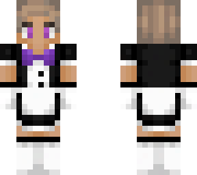 purpled maid dress outfit