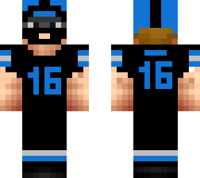 detroit lions black uniform (combo 1)