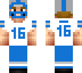 detroit lions white uniform (combo 1)