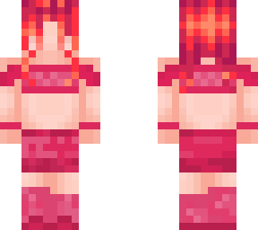 orange and pink girl