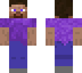 purple shirt steve