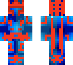 red and blue night