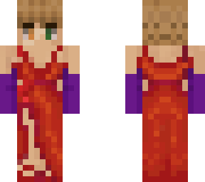 red dress