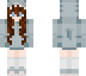 shark girl brown hair
