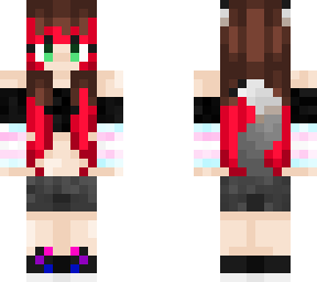 wolf girl red