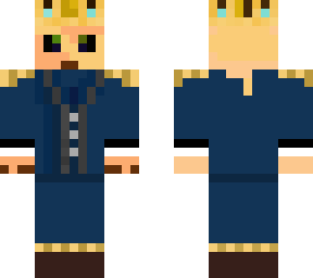 rediseo, traje azul cara diferente