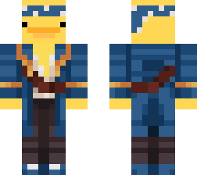 blue pirate duck.