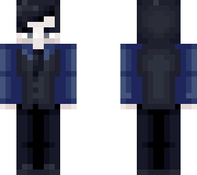 blue suit